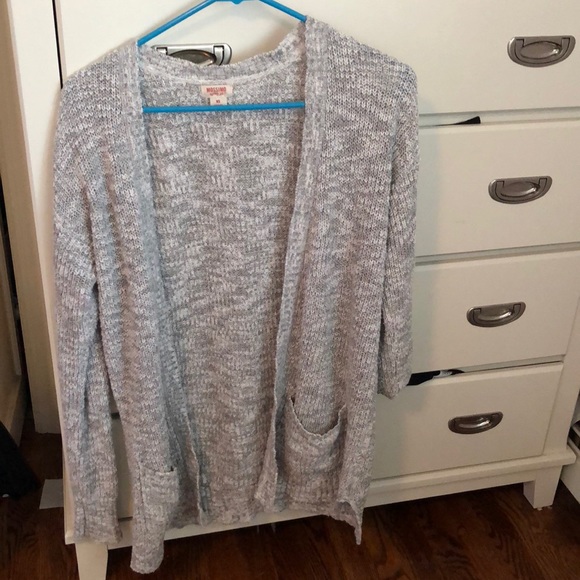 Mossimo Supply Co. Sweaters - Grey long sleeve cardigan